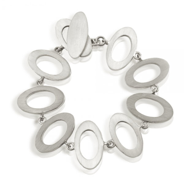 Chunky Silver Bracelet - solid silver